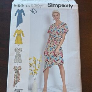 Simplicity Multicolor Asymmetrical Dress